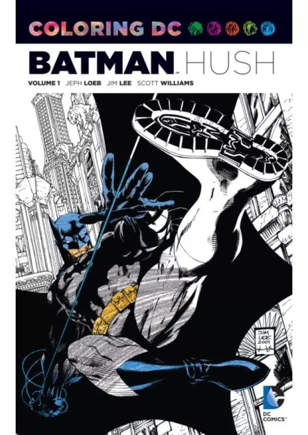 Jeph Loeb - HUSH COLORING BOOK