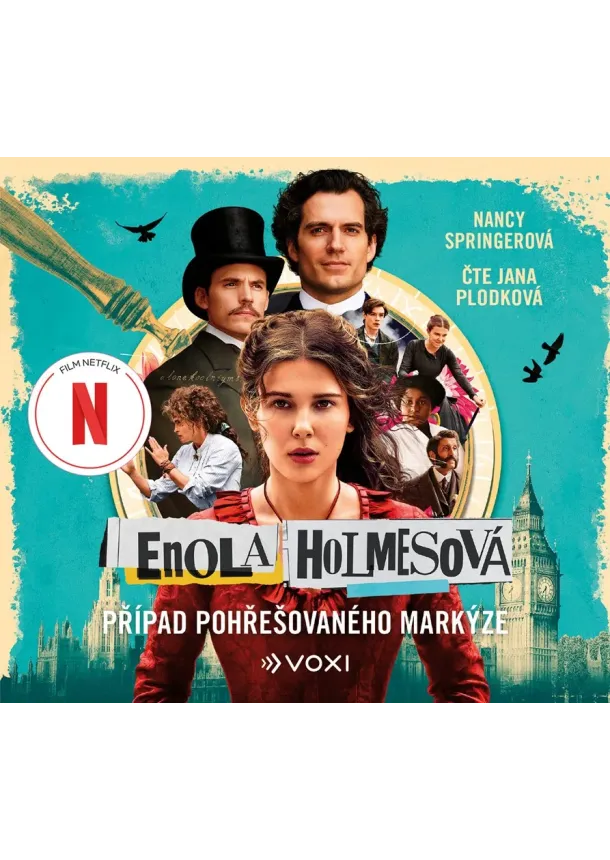 Nancy Springerová - Enola Holmesová - Případ pohřešovaného markýze (audiokniha)
