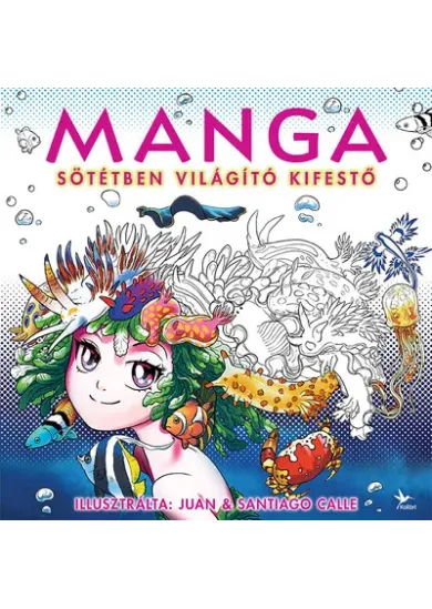 Manga - Sötétben világító kifestő