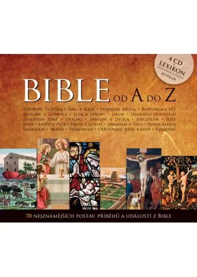 Bible od A do Z - 70 nejznámějších postav, příběhů a událostí z bible - 4CD