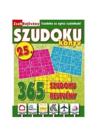 Zsebrejtvény szudoku könyv 25.