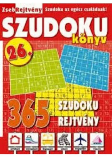 Zsebrejtvény szudoku könyv 26