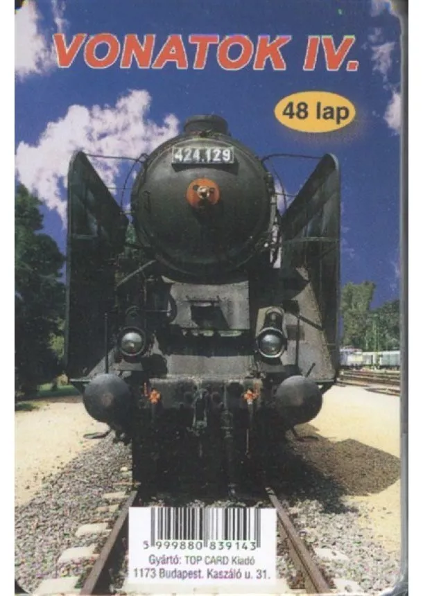 Kártya - Vonatok IV. - 48 lapos kártya