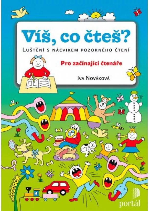 Iva Nováková - Víš, co čteš? - Luštění s nácvikem pozorného čtení