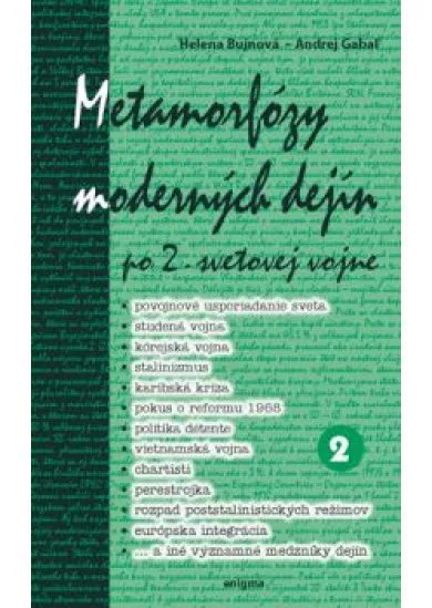 Metamorfózy moderných dejín po 2. svetovej vojne