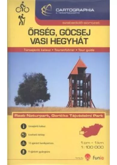 Őrség, Göcsej, Vasi hegyhát 1:100 000 /Szabadidő-sorozat