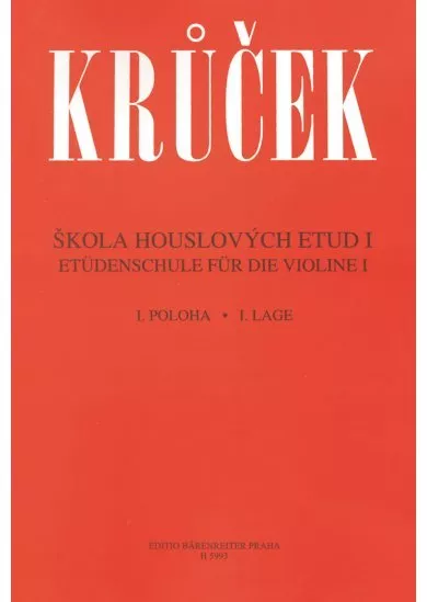 Škola houslových etud I - I. poloha