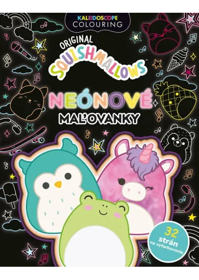 Squishmallows - Neonové maľovanky