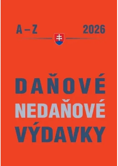 Daňové a nedaňové výdavky 2026