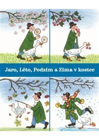 Jaro, Léto, Podzim a Zima v kostce (4x kniha, 1x pouzdro)