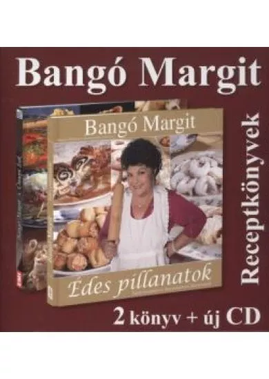 BANGÓ MARGIT RECEPTKÖNYVEK: 2 KÖNYV + ÚJ CD!