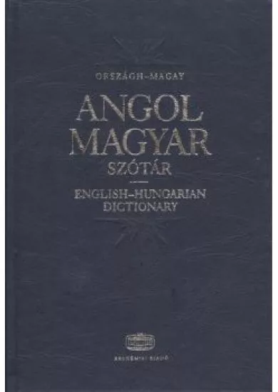 ANGOL-MAGYAR SZÓTÁR 2011. + NET /BŐRKÖTÉS
