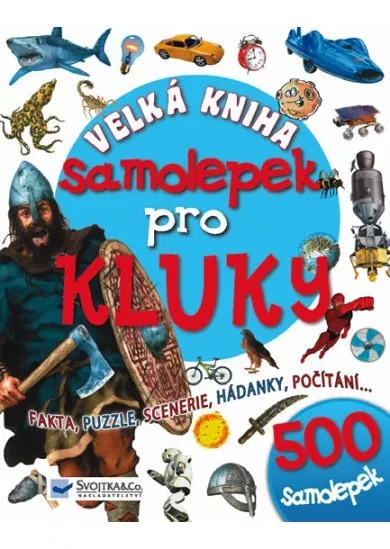 Velká kniha samolepek pro kluky