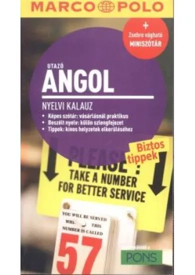 Utazó angol nyelvi kalauz /Marco Polo