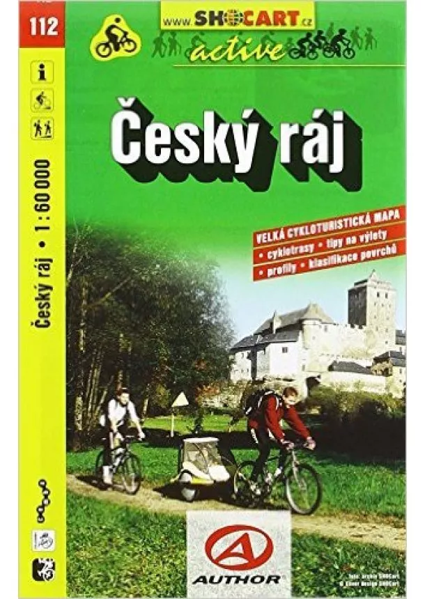 Český ráj 1:60 000 - Cykloturistická mapa SHOCart 112