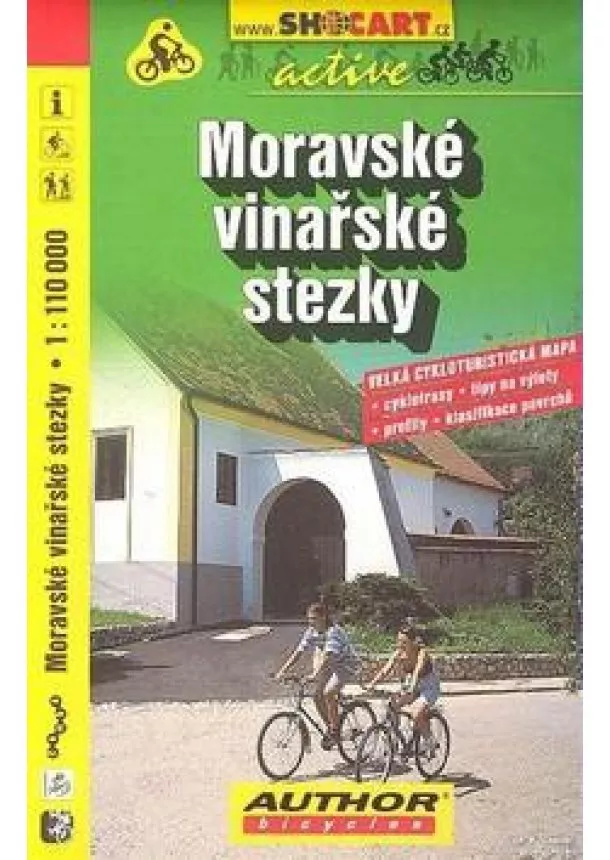 Moravské vinařské stezky 1:110 000 - Cykloprůvodce