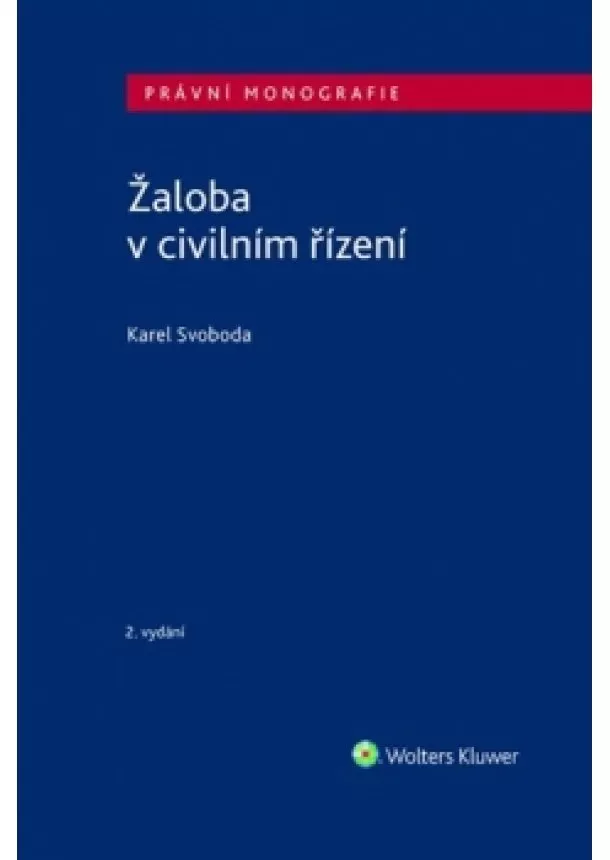 Karel Svoboda - Žaloba v civilním řízení