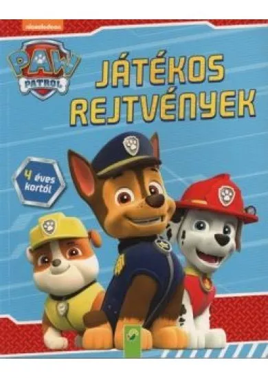Mancs őrjárat: Játékos rejtvények 4 éves kortól