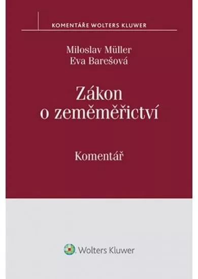 Zákon o zeměměřictví: Komentář