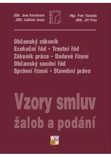Vzory smluv, žalob a podání - komentované vzory smluv + editovatelné CD