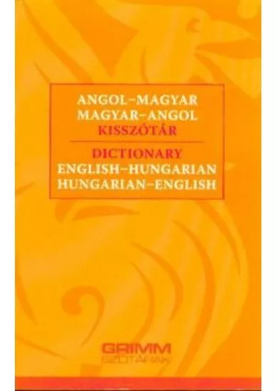 Angol-magyar, magyar-angol kisszótár (3. kiadás)