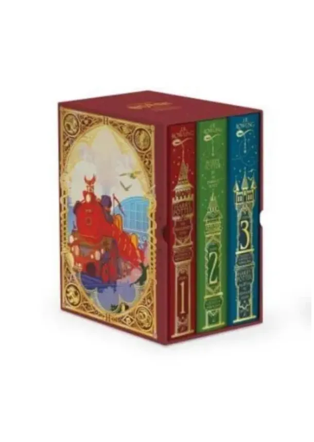 J.K. Rowling - Harry Potter 1-3 Box Set: MinaLima Edition
