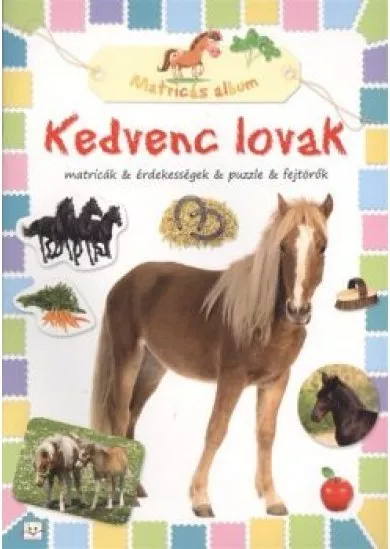 Kedvenc lovak /Matricás album