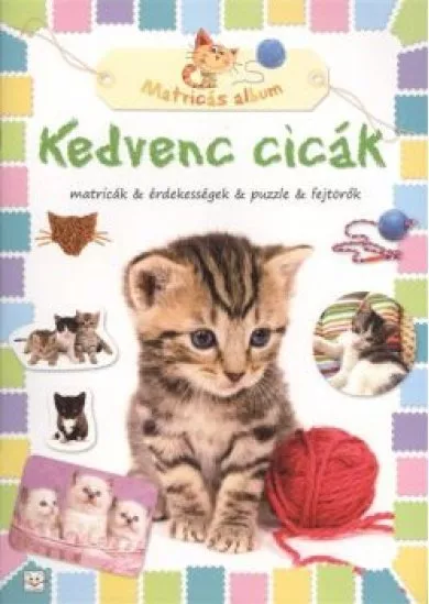 Kedvenc cicák /Matricás album