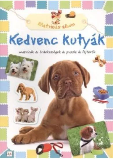 Kedvenc kutyák /Matricás album