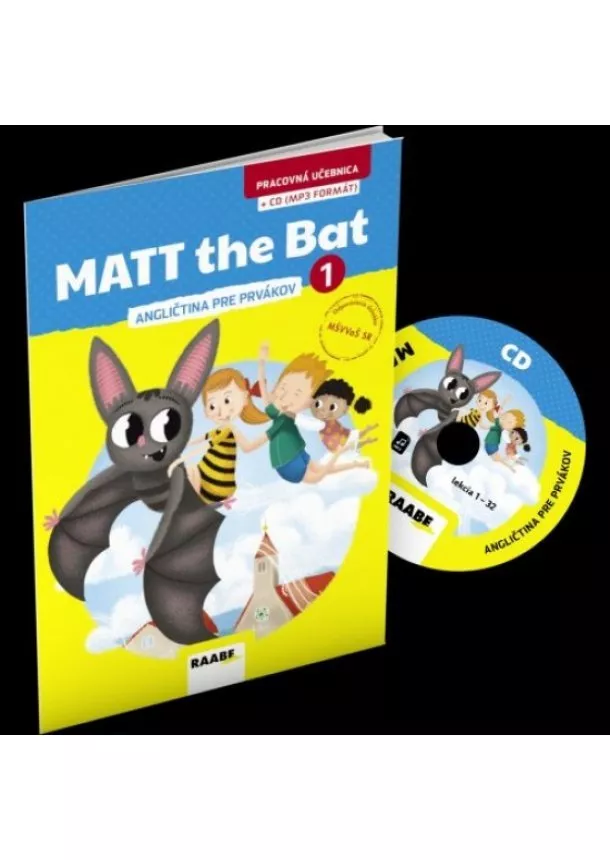 Miluška Karásková, Lucie Krejčí - Matt the Bat 1 - pracovná učebnica - Angličtina pre prvákov + CD
