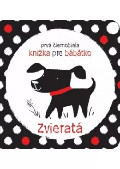 Prvá čiernobiela knižka pre bábätko Zvieratá
