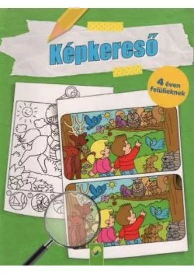 Képkereső - 4 éven felülieknek (zöld)