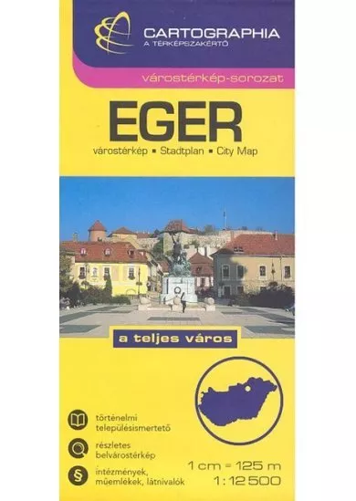 Eger várostérkép (1:12 500) /Várostérkép-sorozat