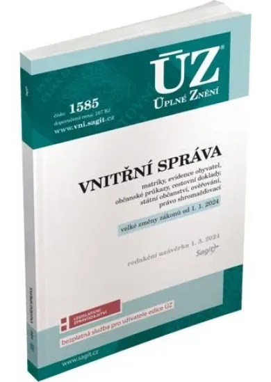 ÚZ 1585 Vnitřní správa