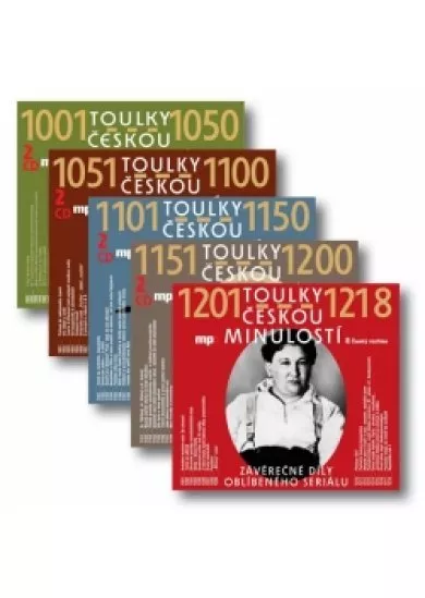 VARIOUS  TOULKY ČESKOU MINULOSTÍ 1001-1218 KOMPLET (MP3 CD)