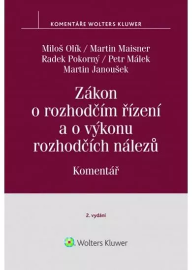 Zákon o rozhodčím řízení: Komentář
