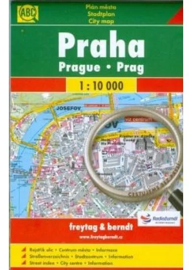 Praha / mapa 1:10 000 FB CbB