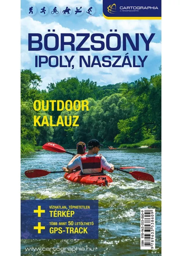 Térkép - BÖRZSÖNY, IPOLY, NASZÁLY 4in1 outdoor kalauz