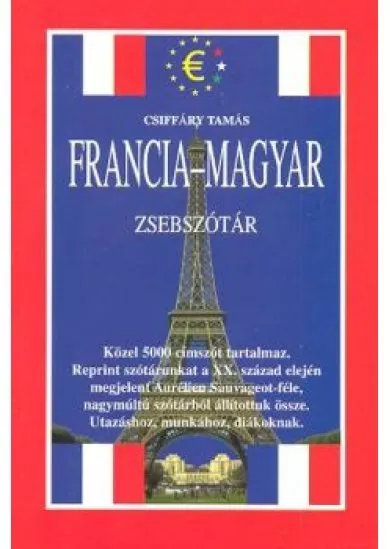 MAGYAR-FRANCIA-MAGYAR ZSEBSZÓTÁR