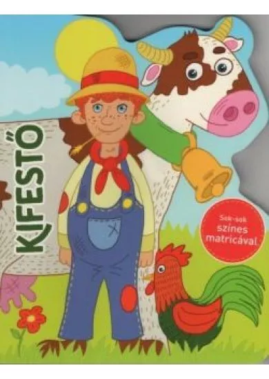 Kifestő - Sok-sok színes matricával (falusi élet)