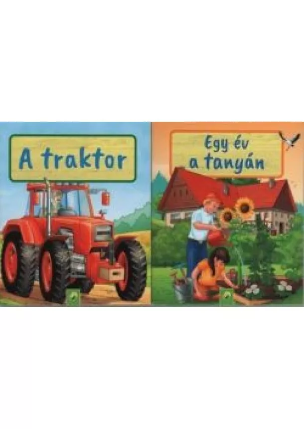 Minikönyv - Minikönyvek: A traktor - Egy év a tanyán (2 minikönyv 1 csomagban)