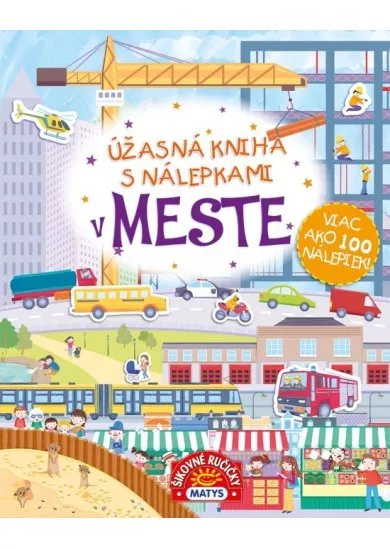 Úžasná kniha s nálepkami - V meste