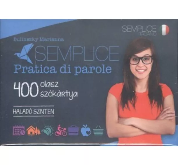 Bulinszky Marianna - Semplice pratica di parole - 400 olasz szókártya /Haladó szinten