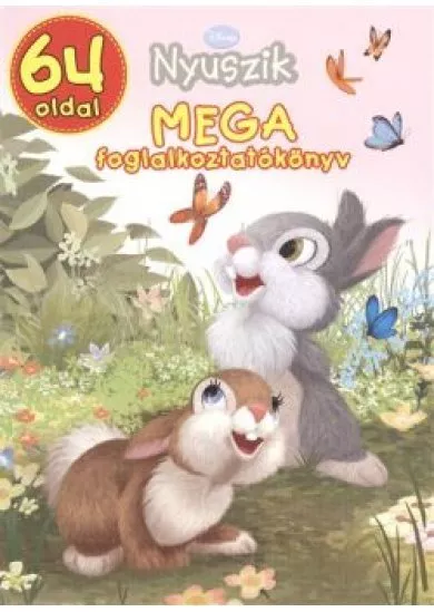 DISNEY NYUSZIK /MEGA FOGLALKOZTATÓKÖNYV