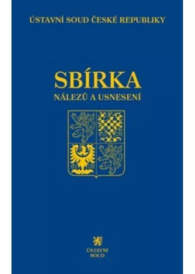 Sbírka nálezů a usnesení ÚS ČR, sv. 68 - +CD