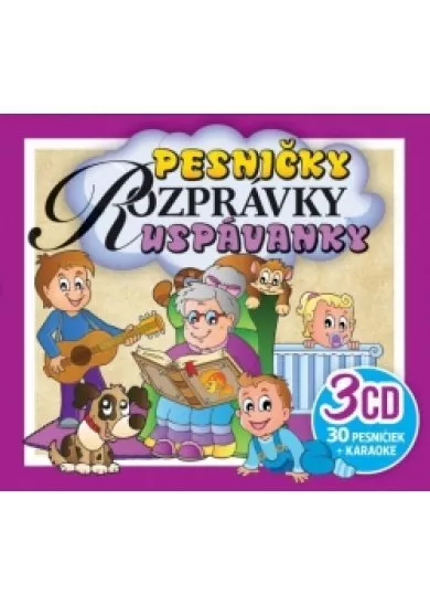 CD - 3CD BOX Pesničky, Rozprávky, Uspávanky