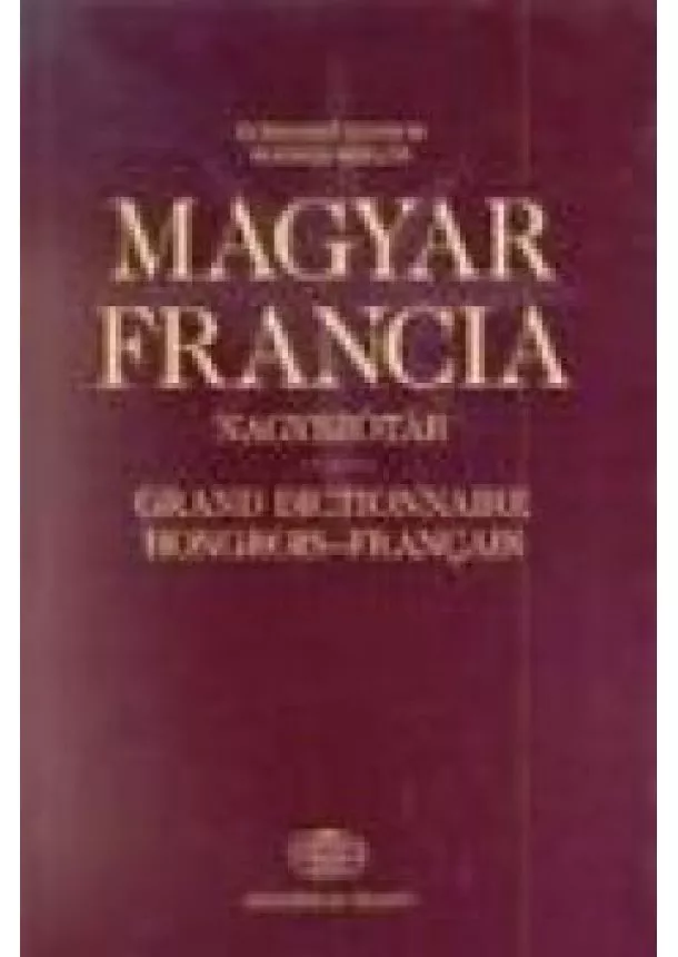 Konrád Miklós - Magyar-francia nagyszótár /Karton