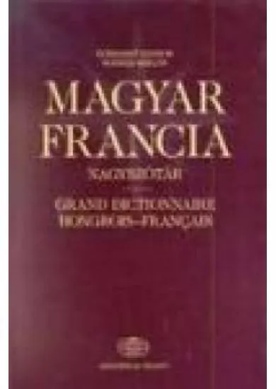 Magyar-francia nagyszótár /Karton