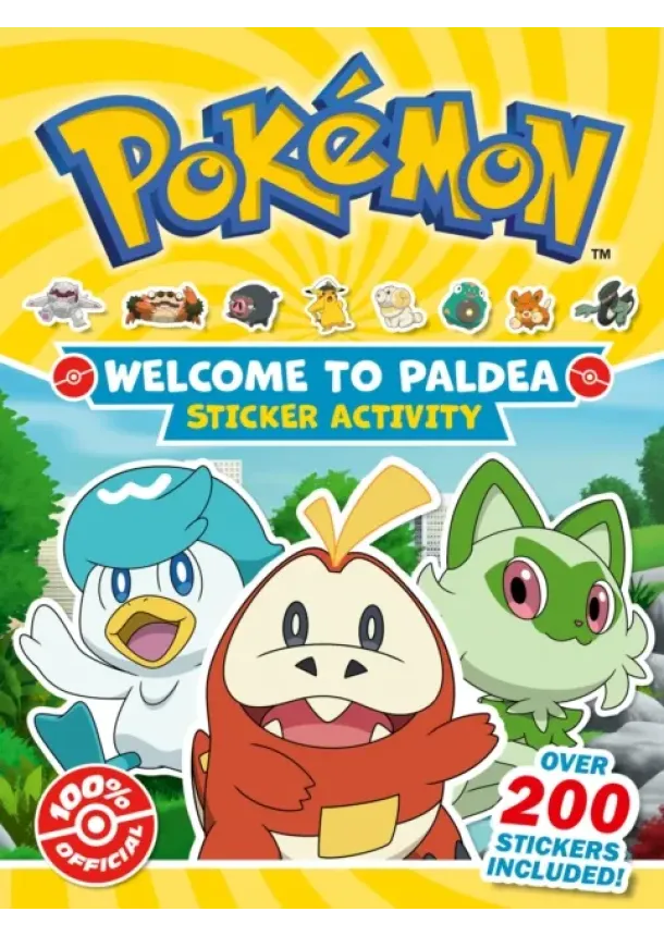  Pokemon - Pokemon Welcome to Paldea Epic Sticker