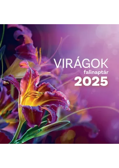 Virágok falinaptár 2025
